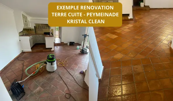 renovation de sol en terre cuite peymeinade