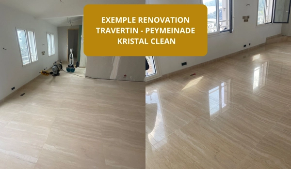 renovation travertin PEYMEINADE